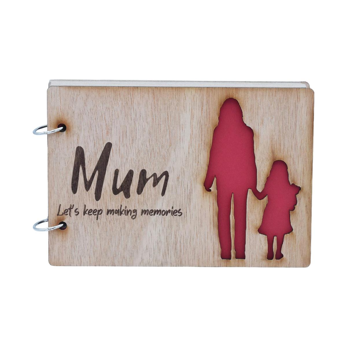 Mum and Daughter Scrapbook - Mum Let's Keep Making Memories. Mothers Day, Birthdays, Christmas